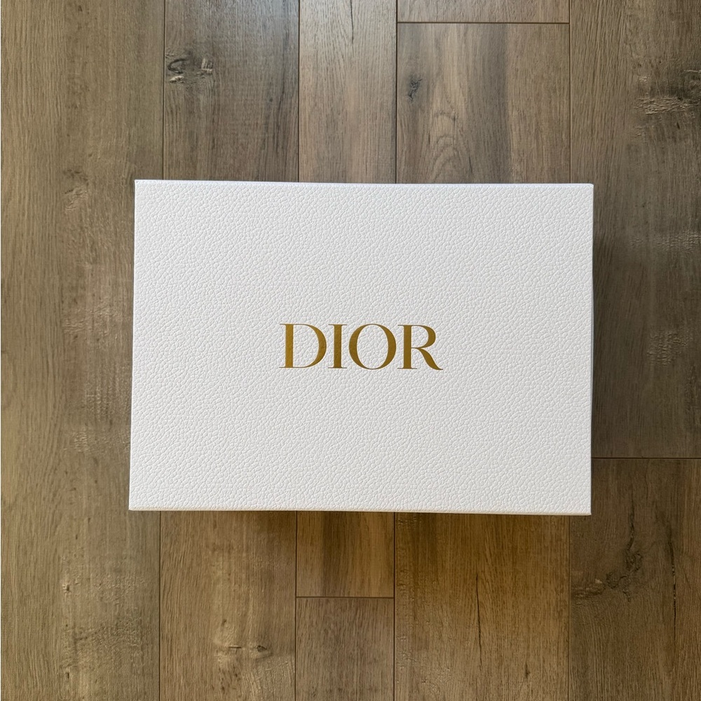 Dior White Box with Gold Lettering